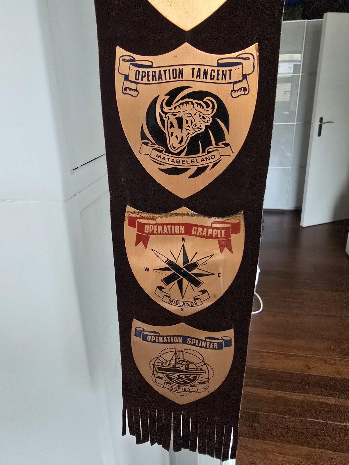 VINTAGE RHODESIAN MILITARY WAR PLAQUE SHIELDS X6 | eBay UK