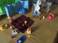 sylvanian families day at the seaside set