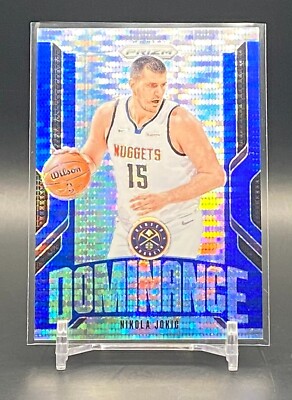 2024-25 Panini Prizm Nikola Jokic Dominance Blue Pulsar #/99 Denver Nuggets #2