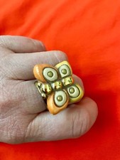 Thun Anello Regolabile Fantastico Ceramica Farfalla Donna Ragazza Originale 