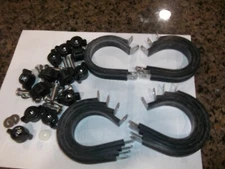 assorted clamps and nuts and bolts
