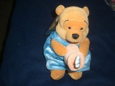Disney Store Vintage WINNIE THE POOH ZODIAC AQUARIUS 8 INCH Bean Bag Plush