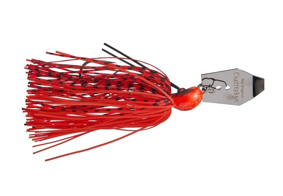 (6) Z-Man 3/8 Oz Crosseyez Chatterbait Fishing Lure Fire Craw CBCE38-07 New - Image 3