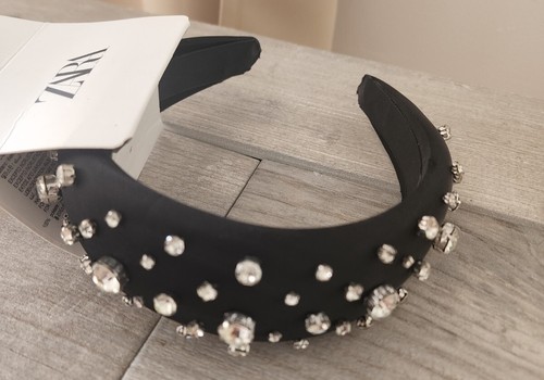 Zara Padded Bejeweled Crystal  Headband NBW Hair Accessories Perfect Gift - Picture 3 of 7