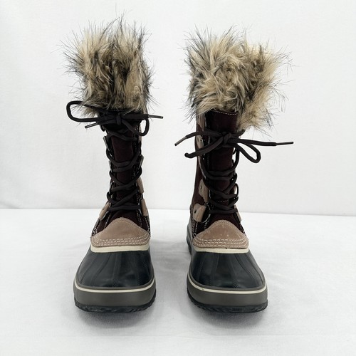 Women's Sorel Joan of Artic Size 8 Waterproof Faux Fur Winter Boots Brand New - Picture 14 of 16