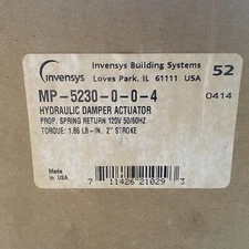 INVENSYS MP-5230 / MP5230-0-0-4 Hydraulic Actuator 120v