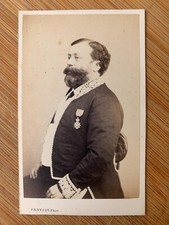 Photo Carte CDV Portrait Préfet 1860 médaille légion d'honneur Provost Toulouse