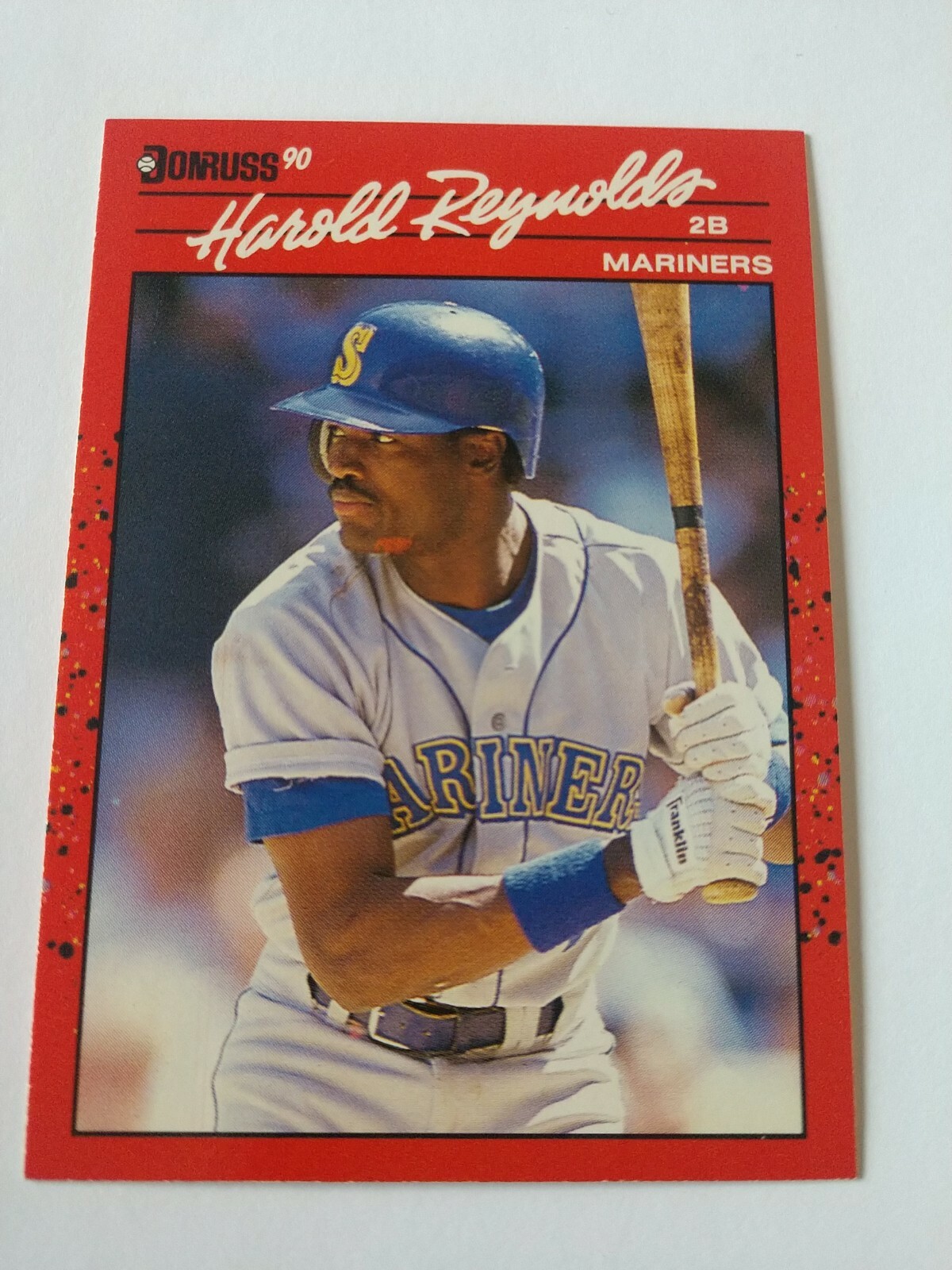 1990 Donruss Baseball Card Seattle Mariners #227 Harold Reynolds