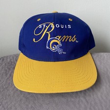 Vintage Saint Louis Rams Team NFL Drew Pearson Companies Cap Snapback Hat