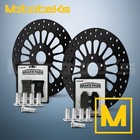 11.8 11.5 HARLEY SUPER SPOKE ROTOR With BRAKE PADS FOR SOFTAIL FRONT & REAR SET