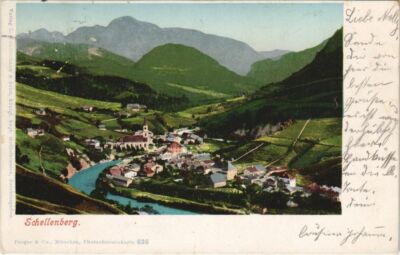 Old postcard postcard Schellenberg - total view GERMANY (1065908)