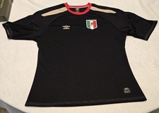 2014 Umbro Team Mexico Soccer jersey Black size Medium LMX 
