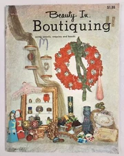 Beauty in Boutiquing 1967 Magazine Craft Course Publishers Jewelry Boxes etc