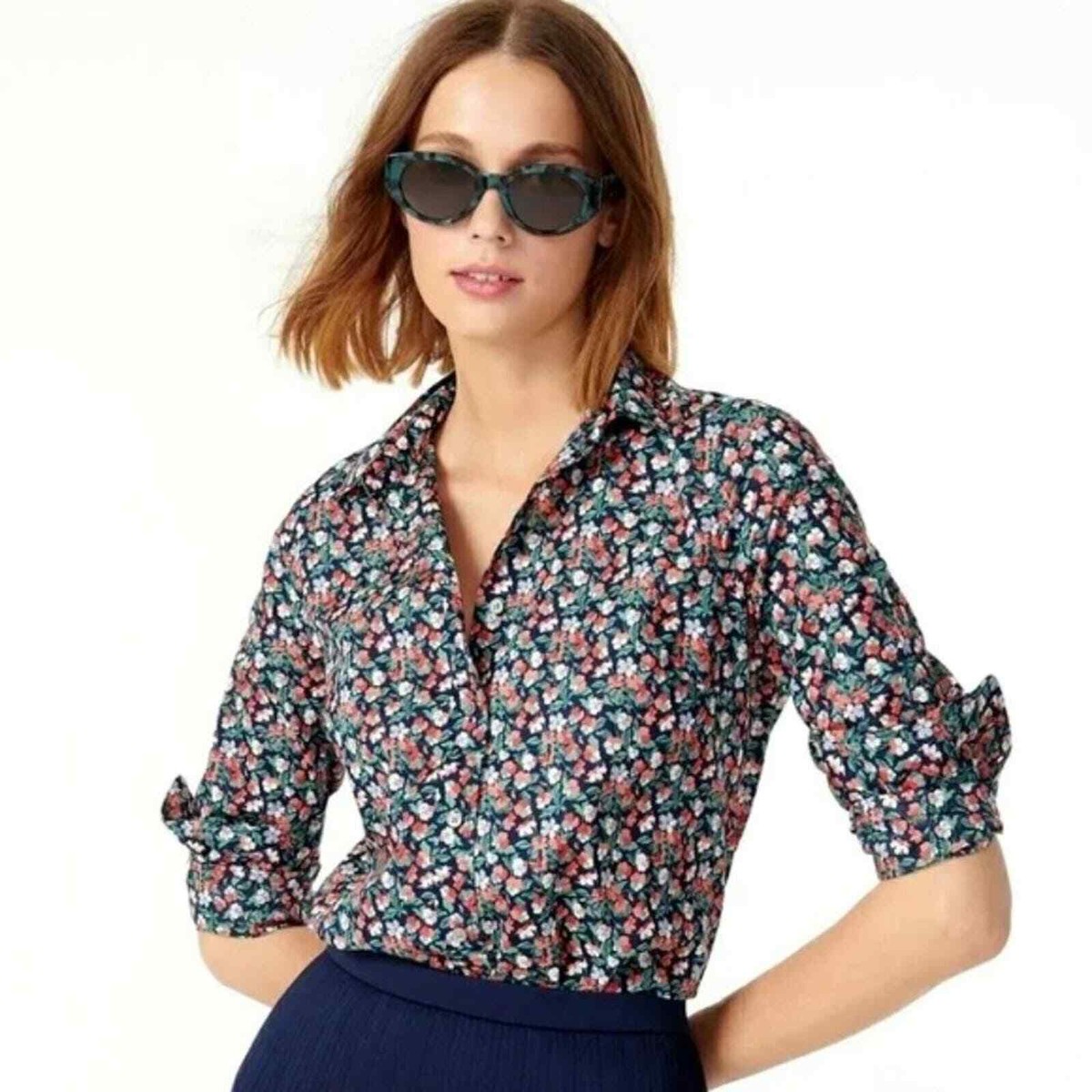Crew Slim Perfect Shirt in Liberty® Sarah Floral