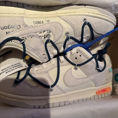 Size 8.5 - Nike Off-White x Dunk Low Lot 16 of 50 Brand New 