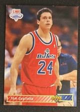 1992-93 Upper Deck Tom Gugliotta Basketball Rookie Card (RC) #14 Bullets Fwd. rookie card picture