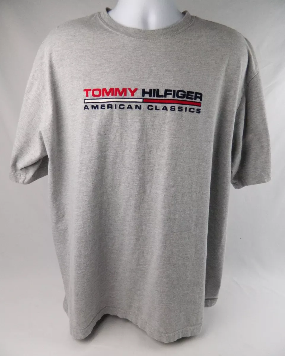 Tommy American Men&#039;s T-Shirt Size Raised letters | eBay