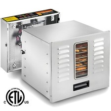 STX Dehydra 1200W-XLS 10 Tray Stainless Steel...