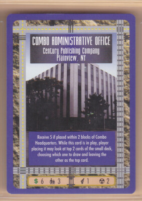 1995 MCI SIM CITY The Card Game COMBO ADMINISTRATIVE OFFICE Plainview NY 