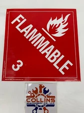 Labelmaster Z-EZ2 Flammable Liquid Placard Decal