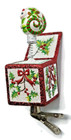 Patricia Breen Pop Goes the Chameleon Holly Clip On Christmas Tree Ornament