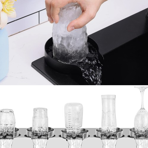 Automatische Gläserspüler Druckspülgerät Kaffeetasse Gläserspülgerät Edelstahl - Bild 9 von 12