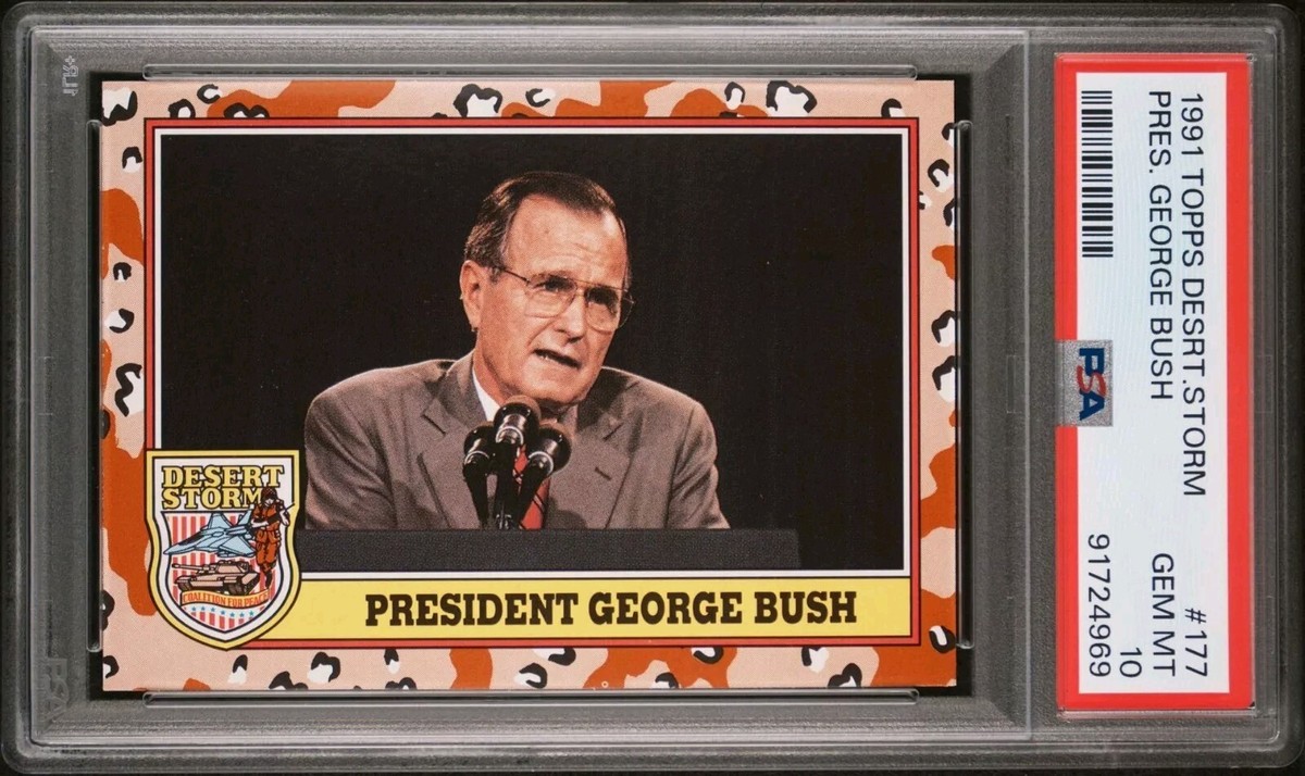 PSA 10 - 1991 Topps Desert Storm President George Bush #177 Series