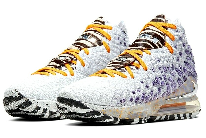BNWB Nike LeBron James 17 Shoes 2K20 Lakers Edition BN Size 7 Nike Lebron 17 Gamer Exclusive NBA 2K20 size 5.5 mens/7  main image 2