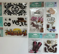 FUN Jolee's Boutique Vintage Stickers NIP-Theme: WESTERN Cowgirl /Cowboy Choose!