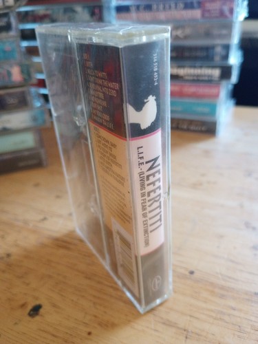 Nefertiti - L.I.F.E (Living In Fear of Extinction) Cassette Tape BRAND NEW SEALE - Picture 2 of 2
