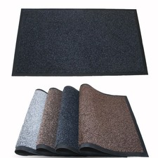 LARGE DOOR MAT HEAVY DUTY NON SLIP RUBBER BACK BARRIER KITCHEN HALLWAY FLOOR RUG