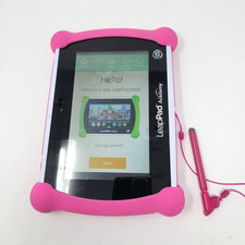 LeapFrog LeapPad Academy Kid s Learning Tablet Pink w/ Charger Cable