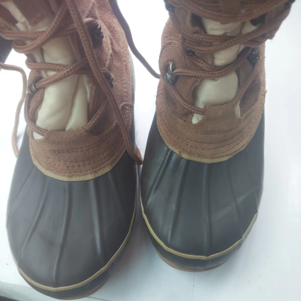 Super Nice KHOMBU 女式北欧 2 雪地靴 6 码人造毛皮衬里二手状况完好 — 第 2/4 张图片