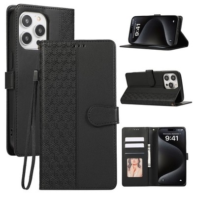 Flip Stand Wallet Leather Phone Cover For iPhone 17 16 15 14 13 12 11 Pro Max