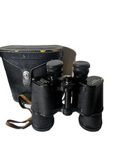 Weltblick 10x50 Sehfeld 85m/1000m Vintage German Binoculars Verg tet Lens Case