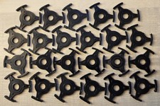 Lot of 23 Vintage 45rpm Rare 3-Prong Record Adapters Original Plastic Lot A228 