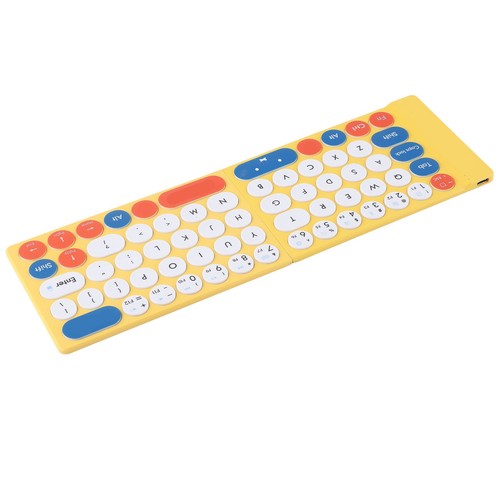 Kabellose Tastatur Kabelloses Faltbares Design 65 Tasten Leises Tippen KUI - Bild 6 von 17
