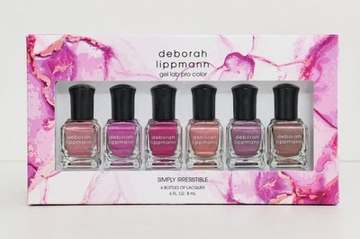 Deborah Lippmann Gel Lab Pro Nail Polish Set Simply Irresistible 6 Mini Bottles 