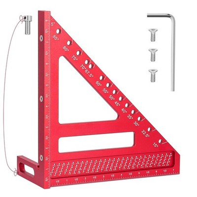 Precision 3D Woodworking Triangle Ruler Multi-Gauge Angle Scribing Layout Tool