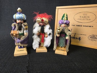 STEINBACH Taron Collection THE THREE WISEMEN Nutcrackers w/Box Signed Ltd Ed