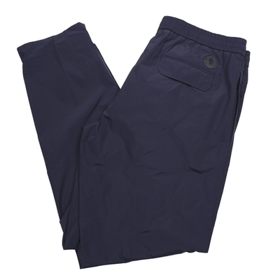 MONCLER コットンパンツ 新品未使用 ダークブルー SALE‼️ $760 Moncler Navy Blue Drawstring Straight Leg Trouser Pants Size