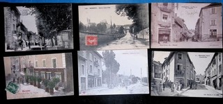 Lot de 6 CPA différentes MORESTEL Isère