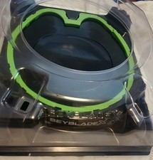 Beyblade X Xtreme Stadium Arena Black/Green Beystadium Toby Takara VGC W/Extras