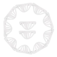 30pcs White Hat Inner Support Baseball Cap Flexible Hat Shaper to Keep Shape