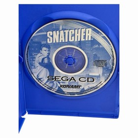 Snatcher (Sega CD, 1994) Authentic Disc In Third Party Case w/ Artwork Tested