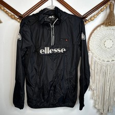Ellesse Black Pullover Windbreaker S