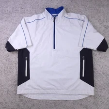 FootJoy Dryjoys Tour Collection Windshirt Mens XL Short Sleeve Waterproof Rain