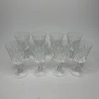 Vtg Set of 8 Waterford Kinsale 6-7/8" Water Goblet/Wine Glasses - EXCELLENT