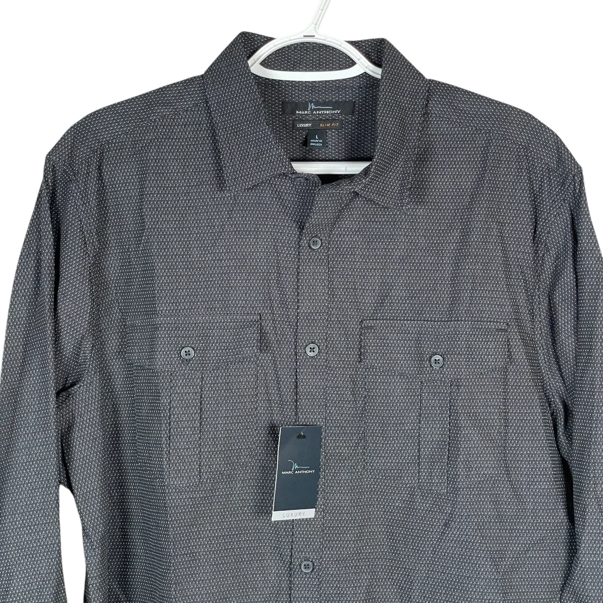 Marc Anthony Slim Casual Button-Down Shirts for Men for sale - eBay