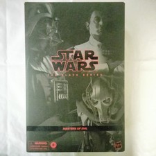 Star Wars Black Series Masters Of Evil 3 Pack Thrawn Vader Grievous Figures New